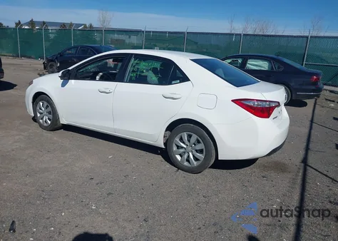 2016 Toyota Corolla Le from USA, damaged, VIN 2T1BURHE6GC555620
